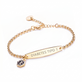 Pulsera de identificación para la diabetes