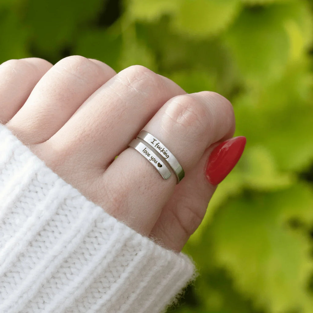 Ich Liebe Dich, Verdammt – Verstellbarer Ring