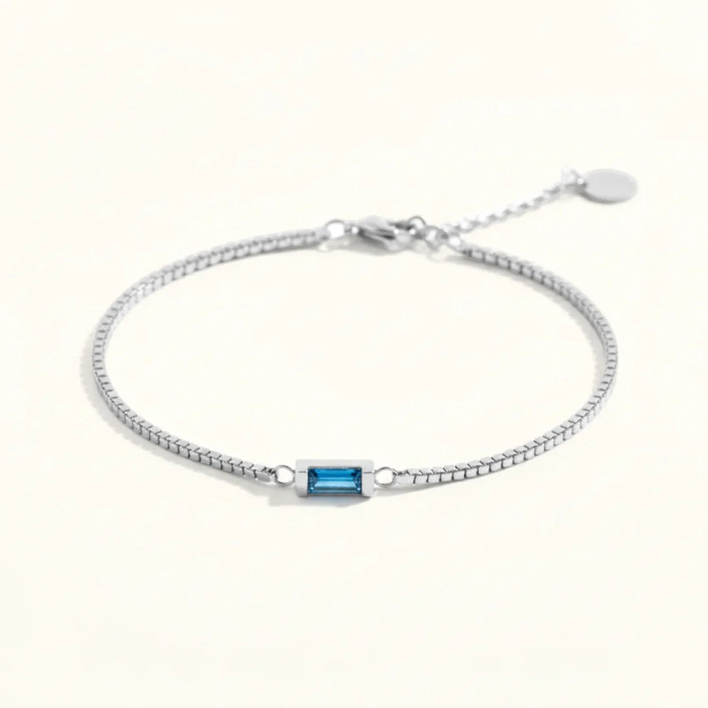 Regenbogen Geburtsstein Armband