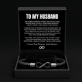 "To My Husband" Personalized Bracelet