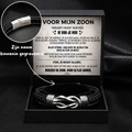 Gegraveerde Armband Voor Mijn Zoon