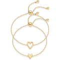 Shared Hearts Bracelet Set