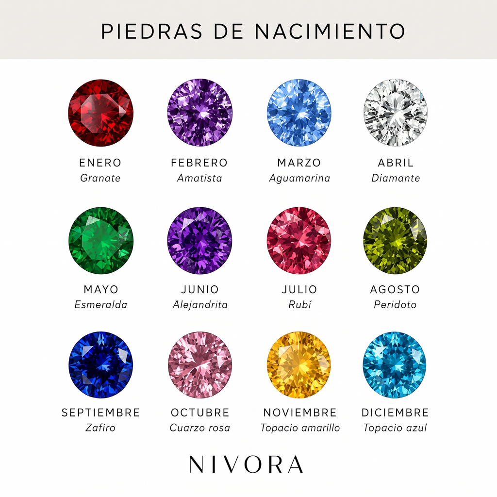 Nivora - Pulsera Piedra de Nacimiento