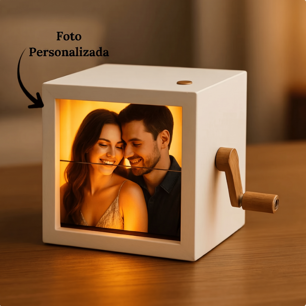 Caixa de Fotos com Luz