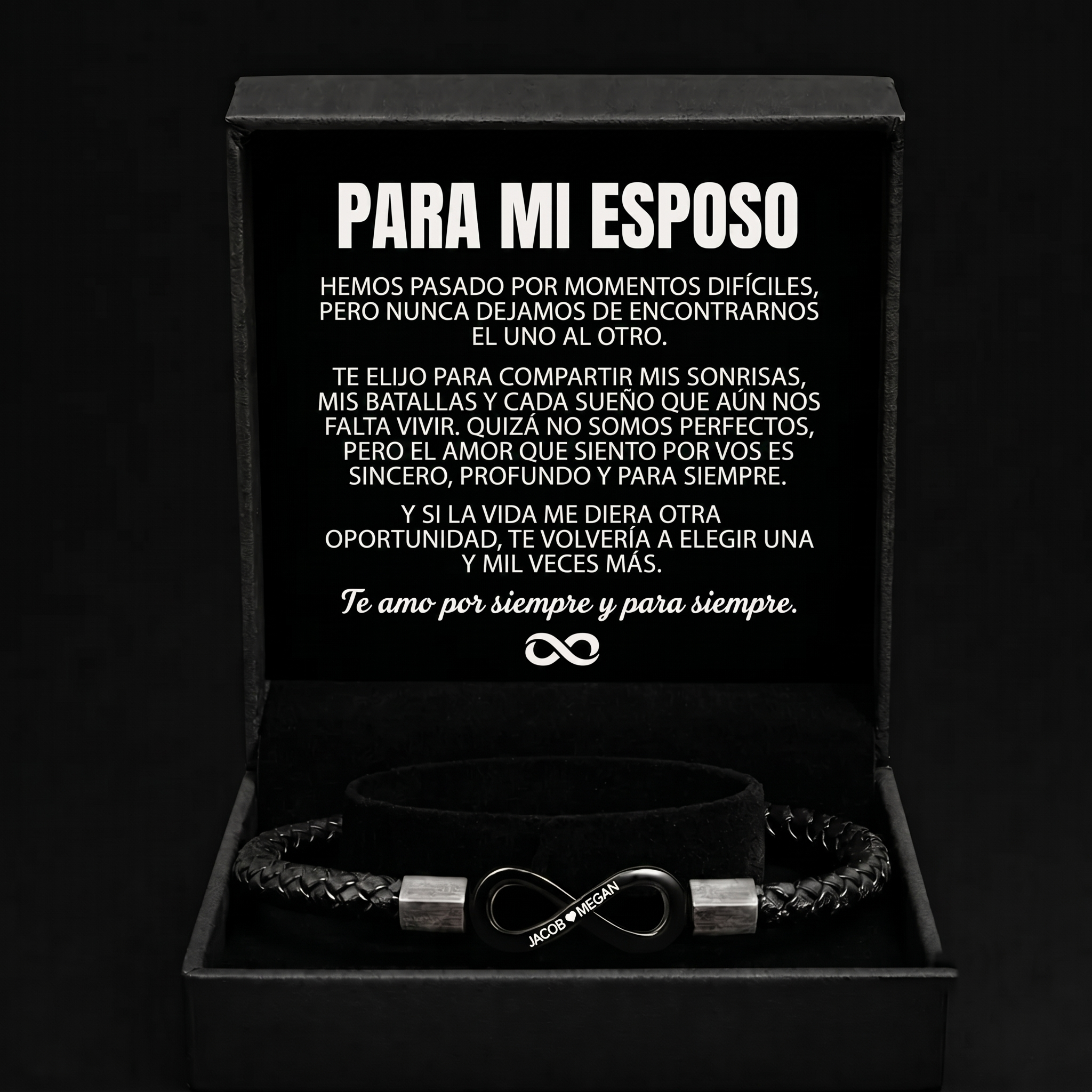 Pulsera Personalizada "Para Mi Esposo"