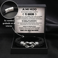 «Para mi hijo» — Pulsera grabada