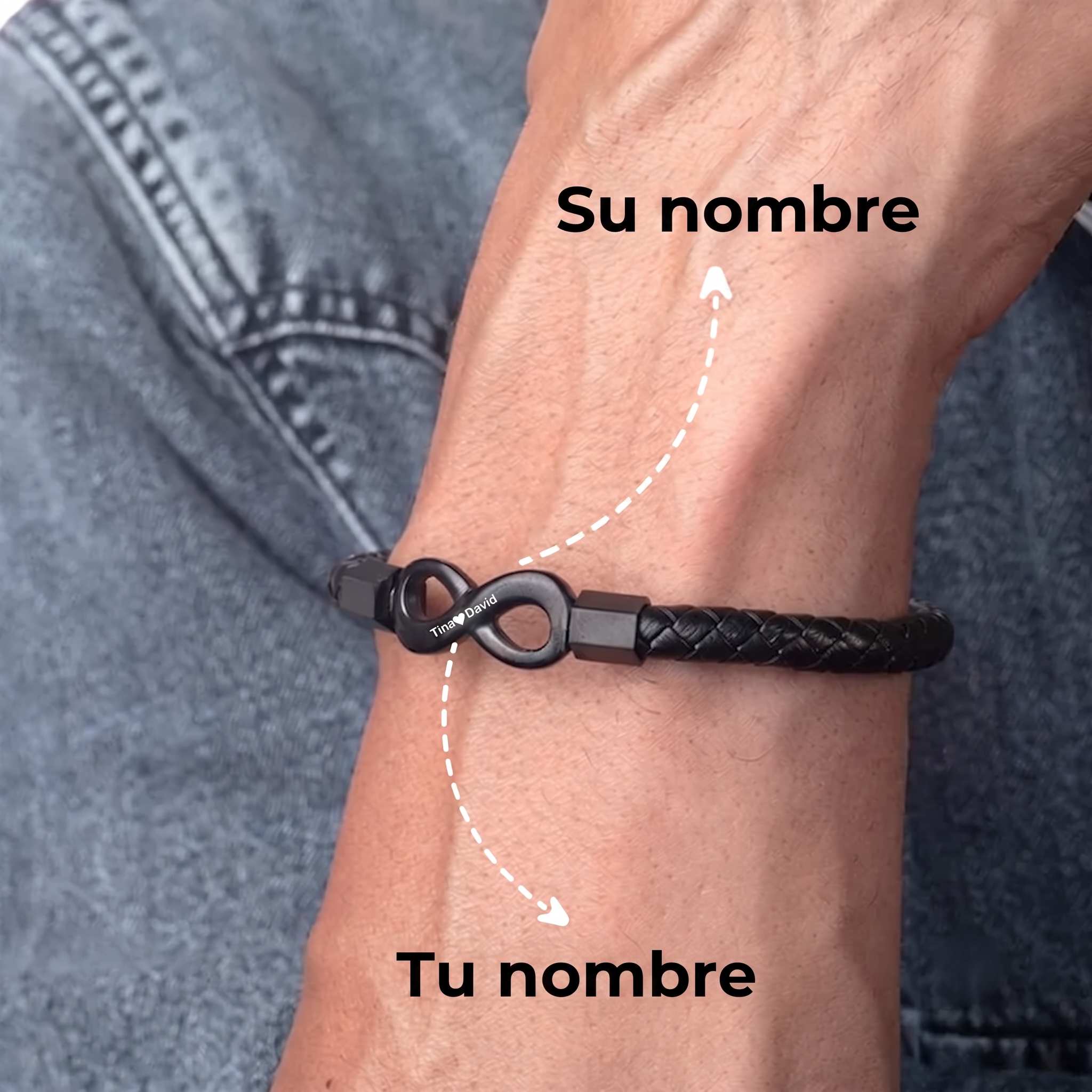 Pulsera personalizada «A mi marido»