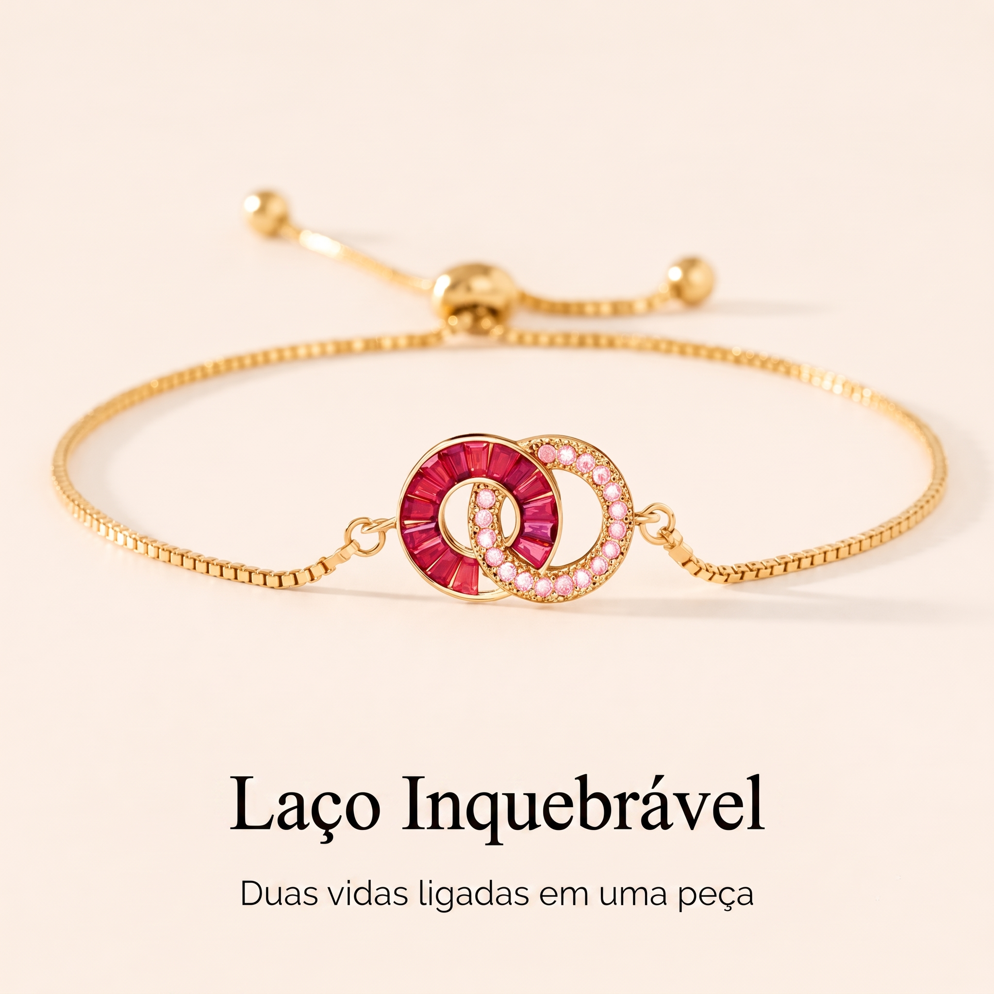 Pulseira de Pedras Natais Personalizada
