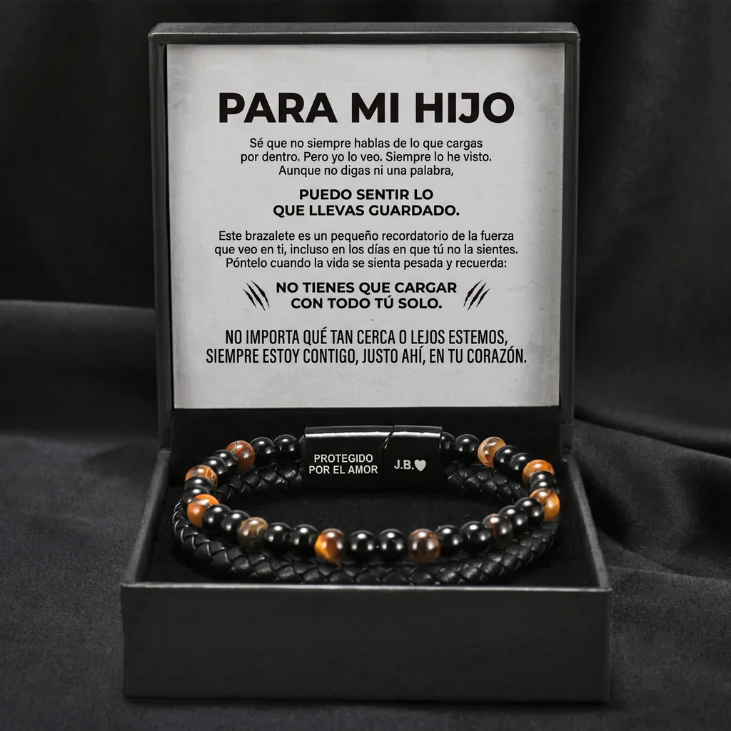 El Escudo de un Hijo – Pulsera de ojo de tigre