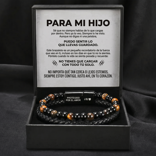 El Escudo de un Hijo – Pulsera de ojo de tigre