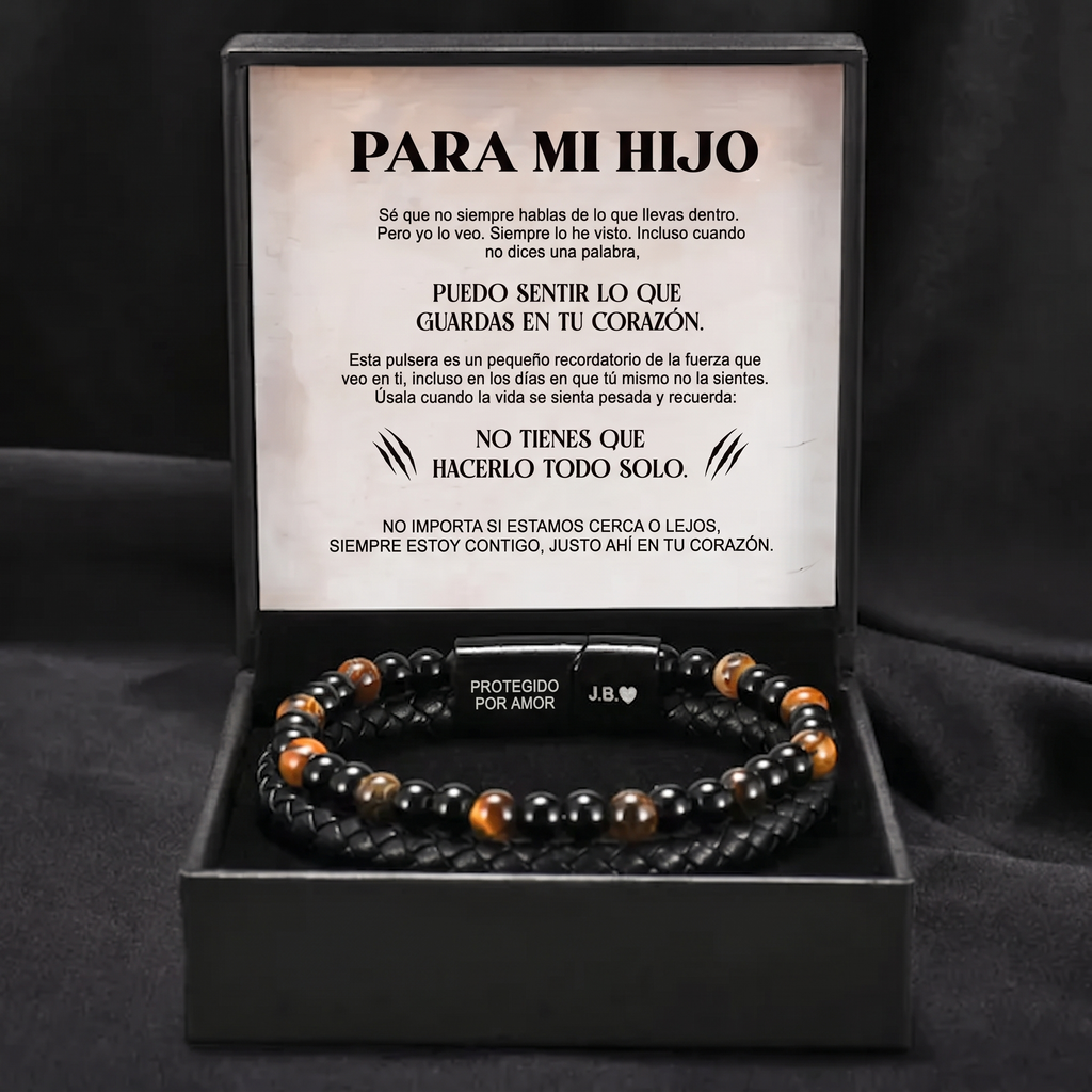 Pulsera de protección para mi hijo - Ojo de tigre