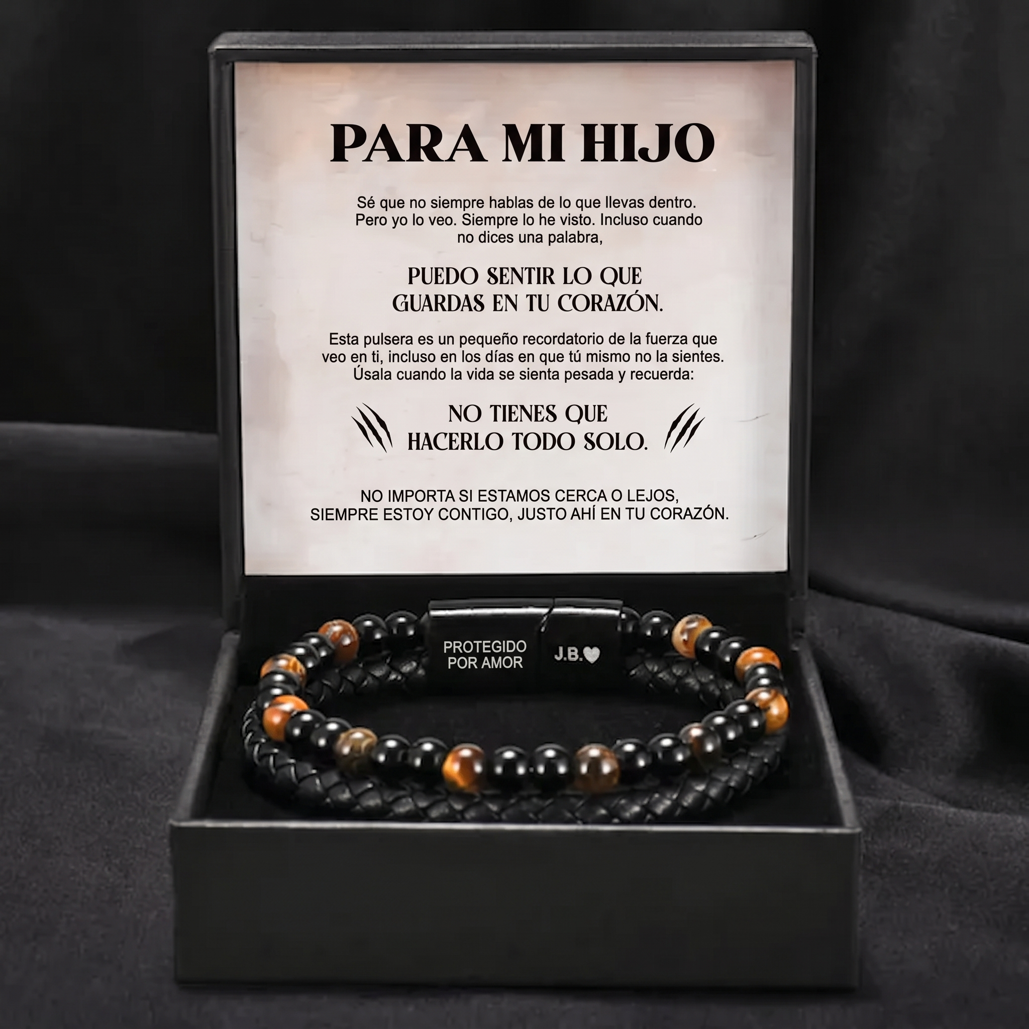 Pulsera de protección para mi hijo - Ojo de tigre