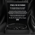 “Para mi hombre” Pulsera grabada
