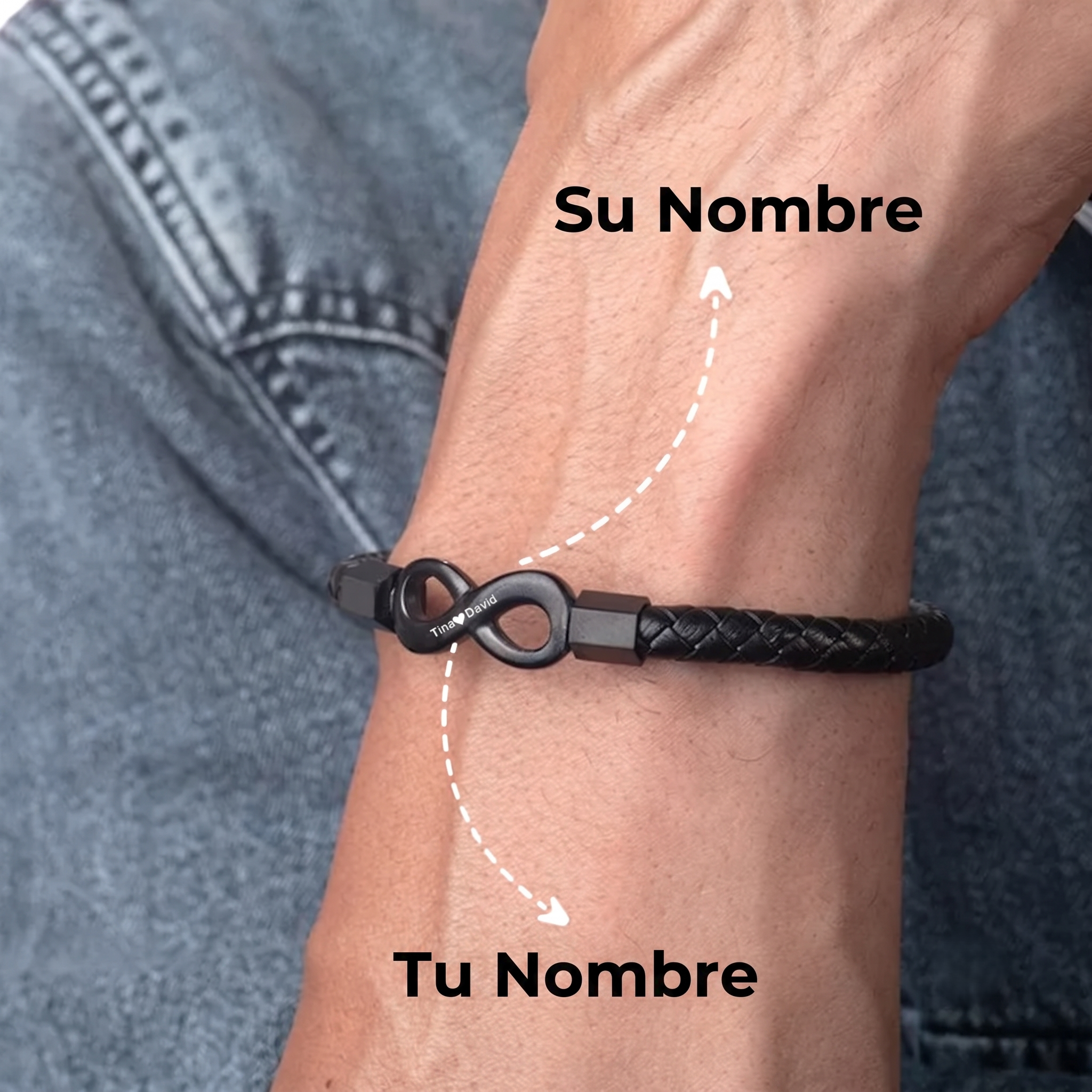 Pulsera personalizada «A mi esposo»