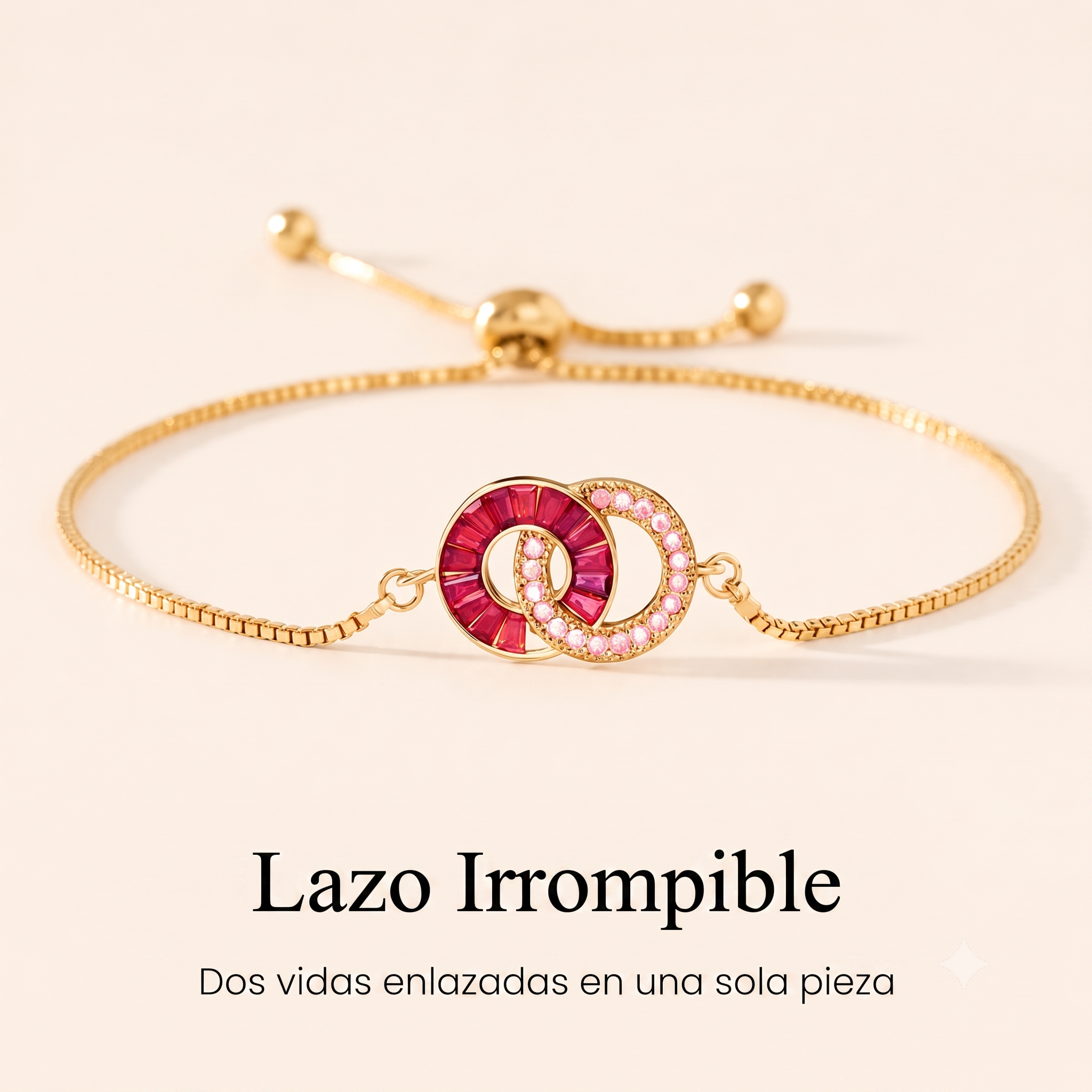 Pulsera de Piedras de Nacimiento Enlazadas