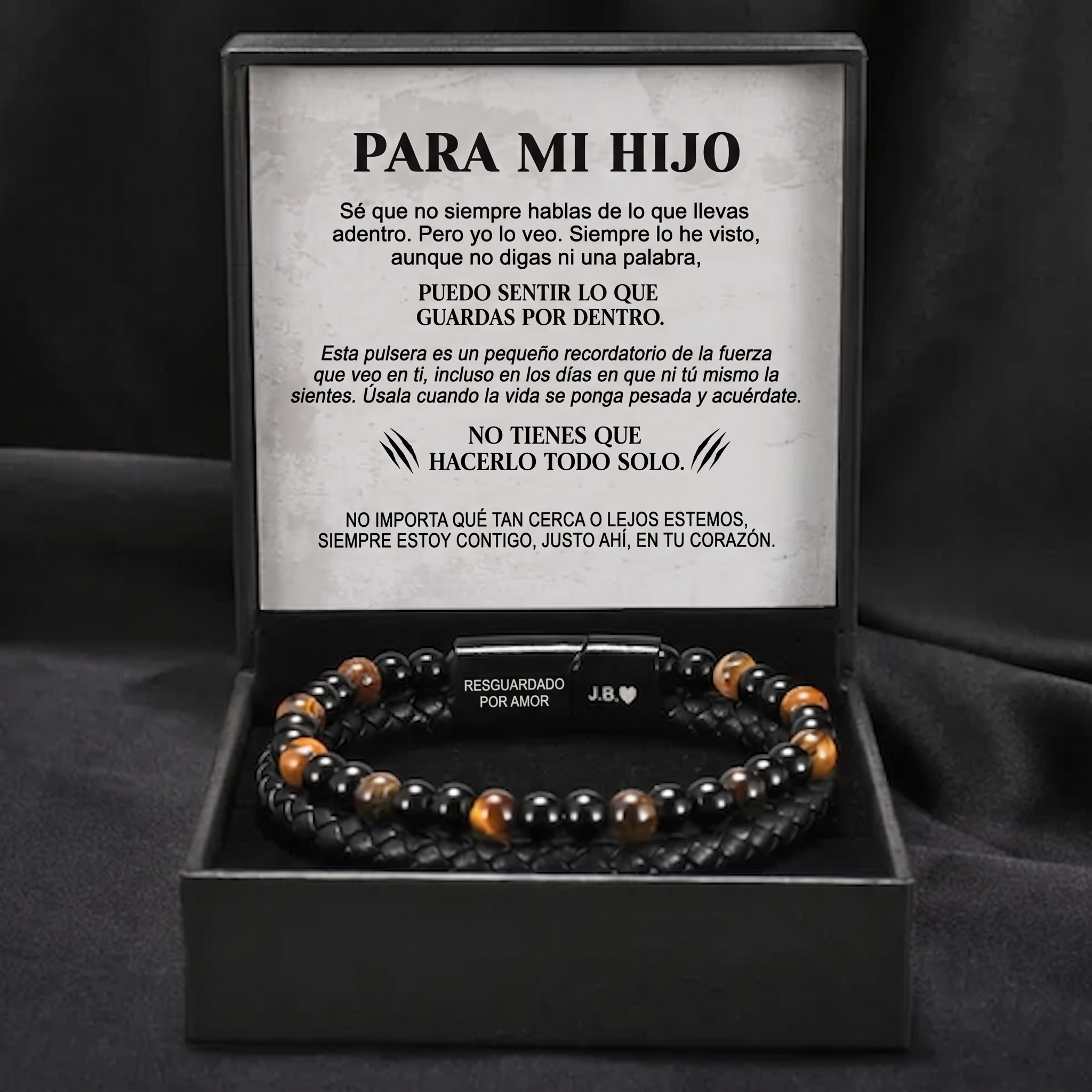 El Escudo de un Hijo – Pulsera Ojo de Tigre