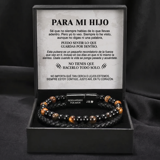 El Escudo de un Hijo – Pulsera Ojo de Tigre