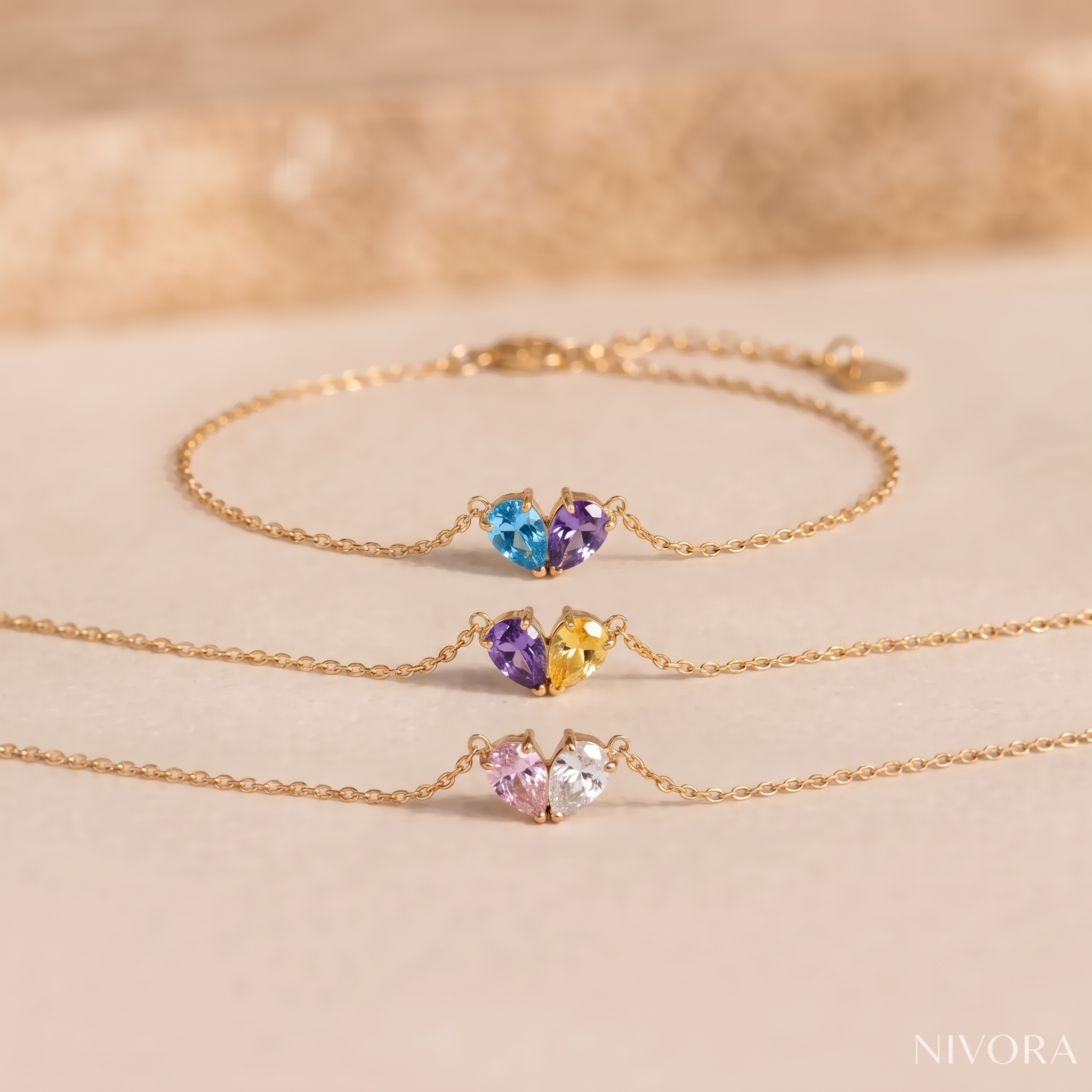 Nivora - Pulsera Piedra de Nacimiento