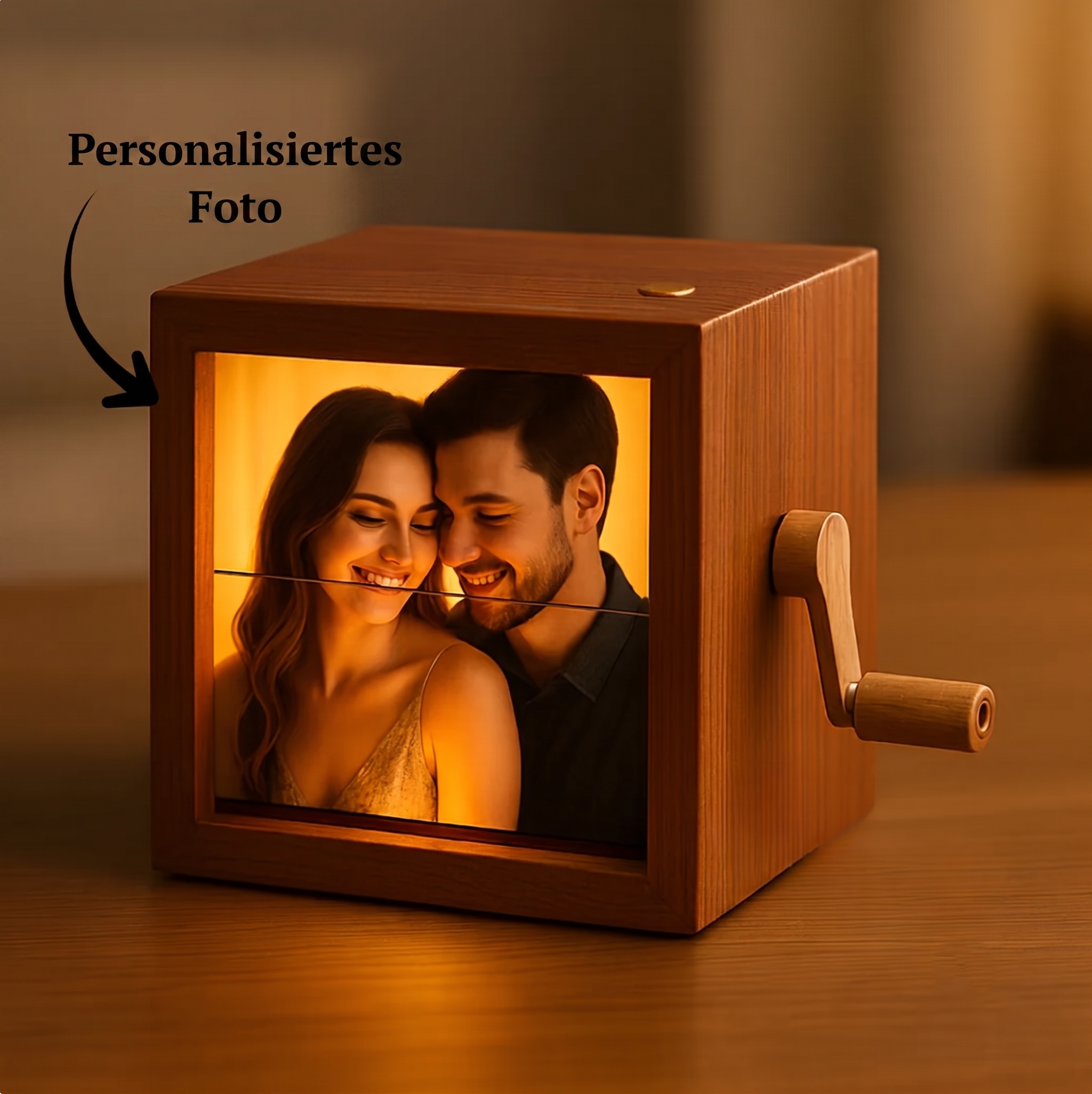 Leuchtende Erinnerungsbox