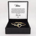 Pulseira "Para a Minha Filha" — Conexão Eterna