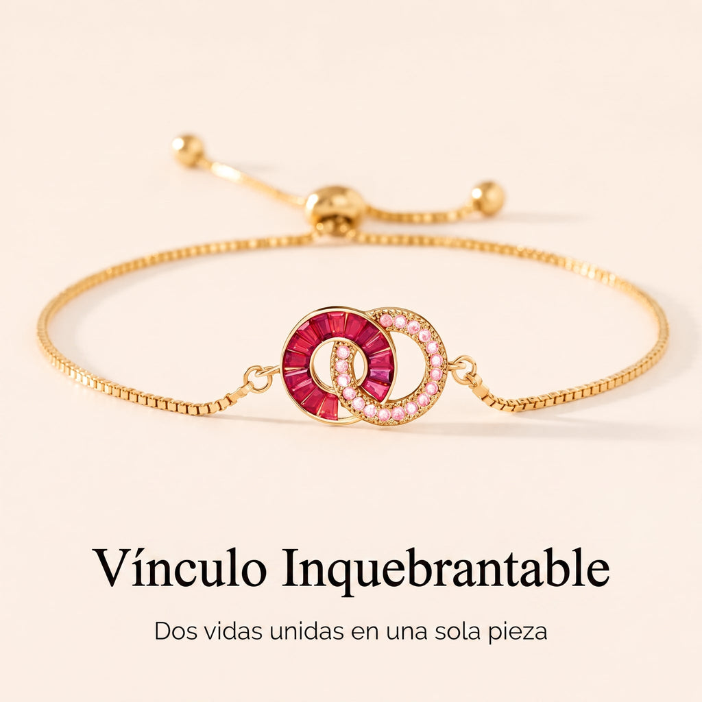 Pulsera de Piedras Natales Entrelazadas