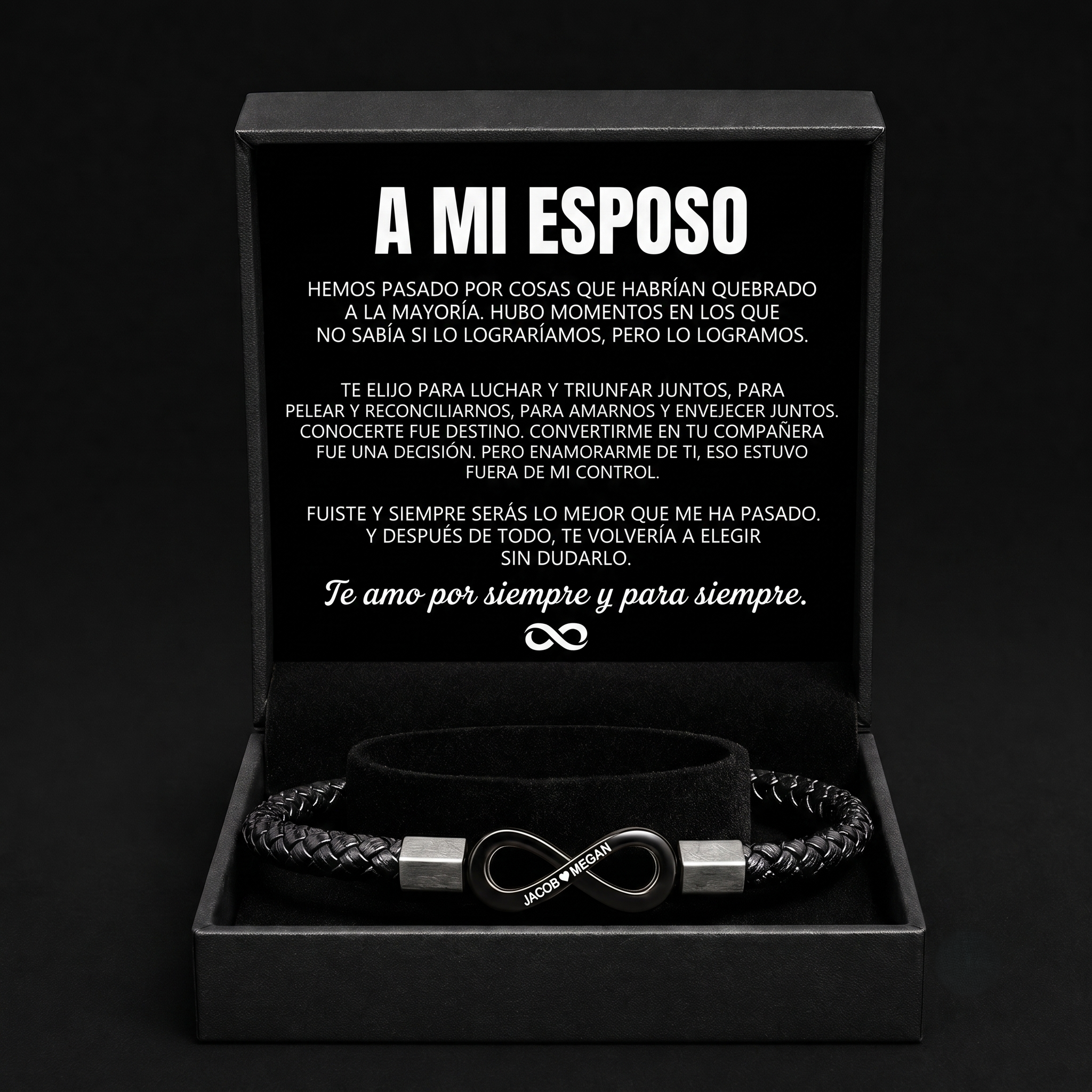 Pulsera personalizada «A mi esposo»