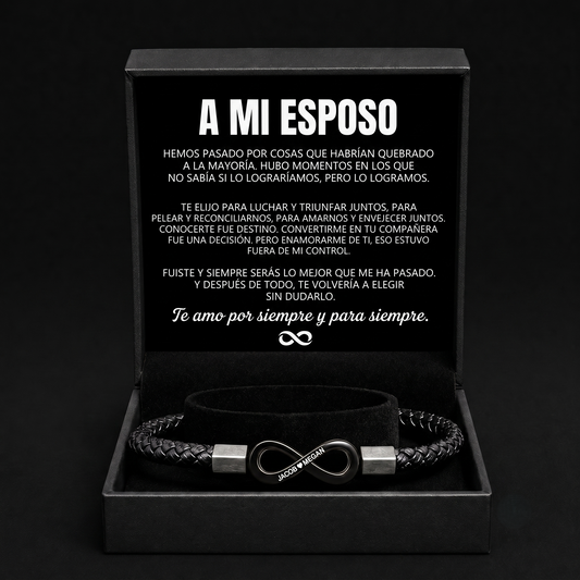 Pulsera personalizada «A mi esposo»