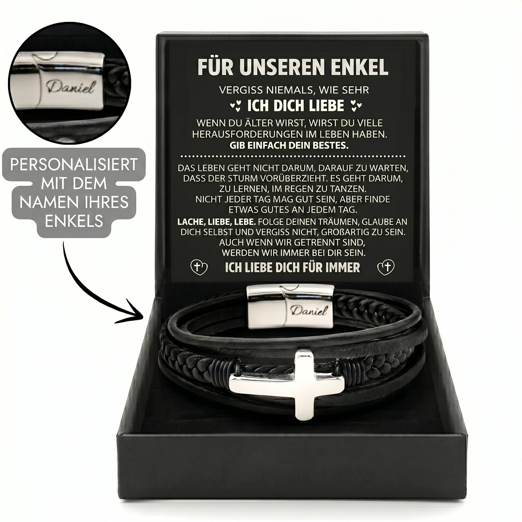 Ewiger Beschützer – Armband für meinen Enkel