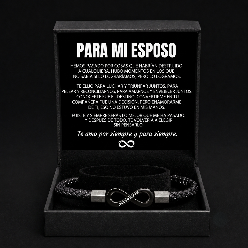 Pulsera personalizada «A mi esposo»