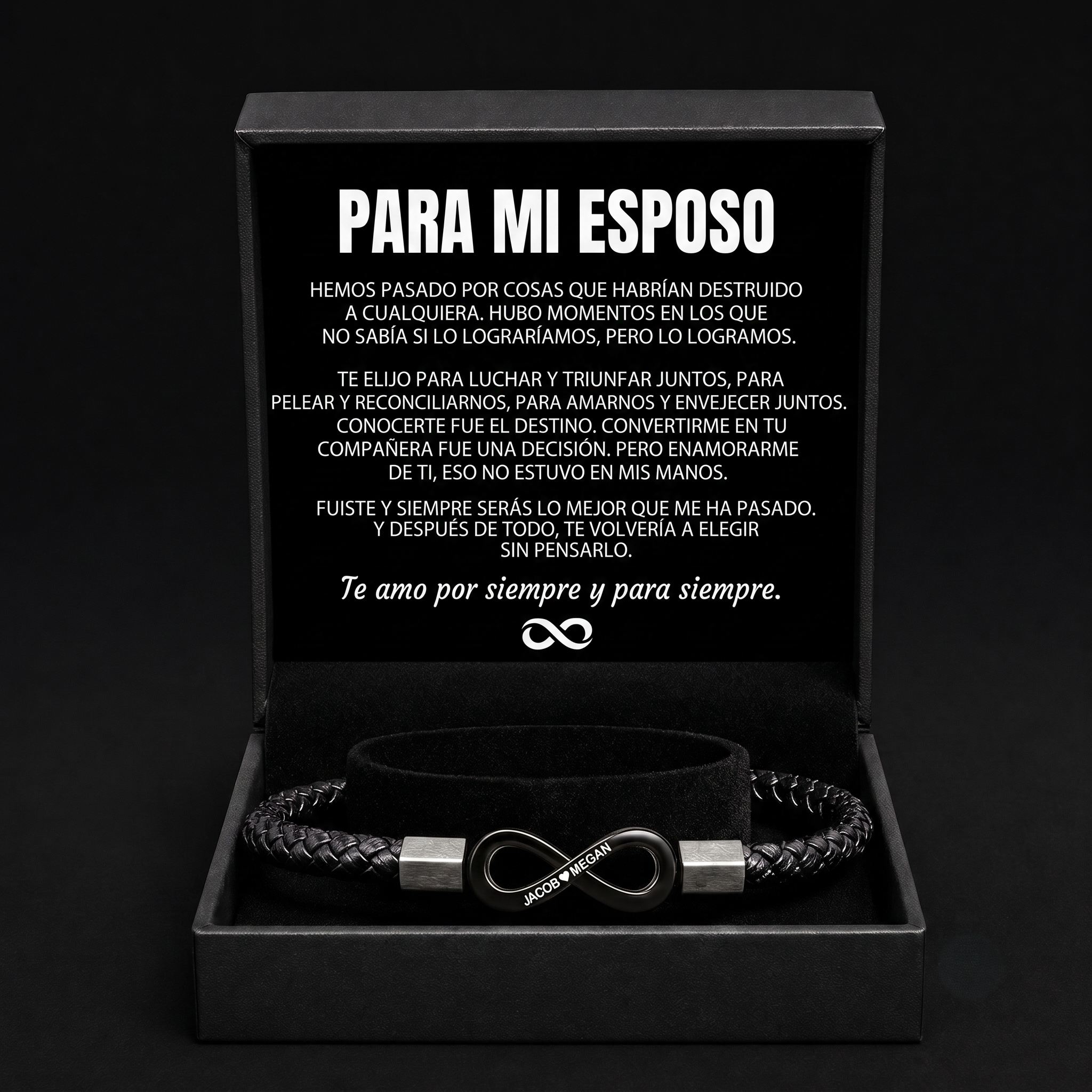Pulsera personalizada «A mi esposo»