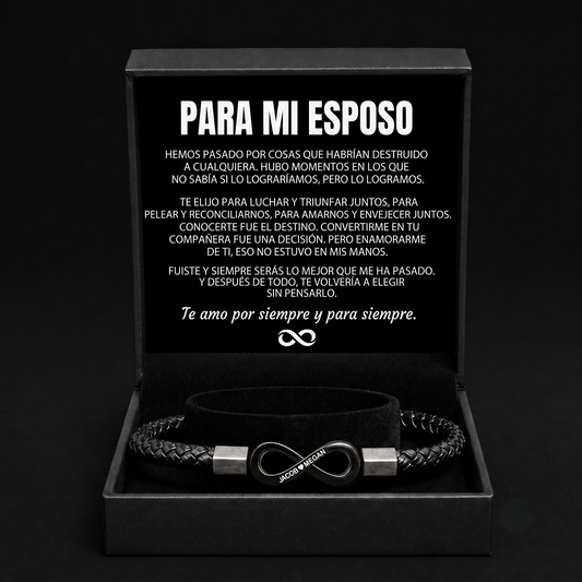Pulsera personalizada «A mi esposo»