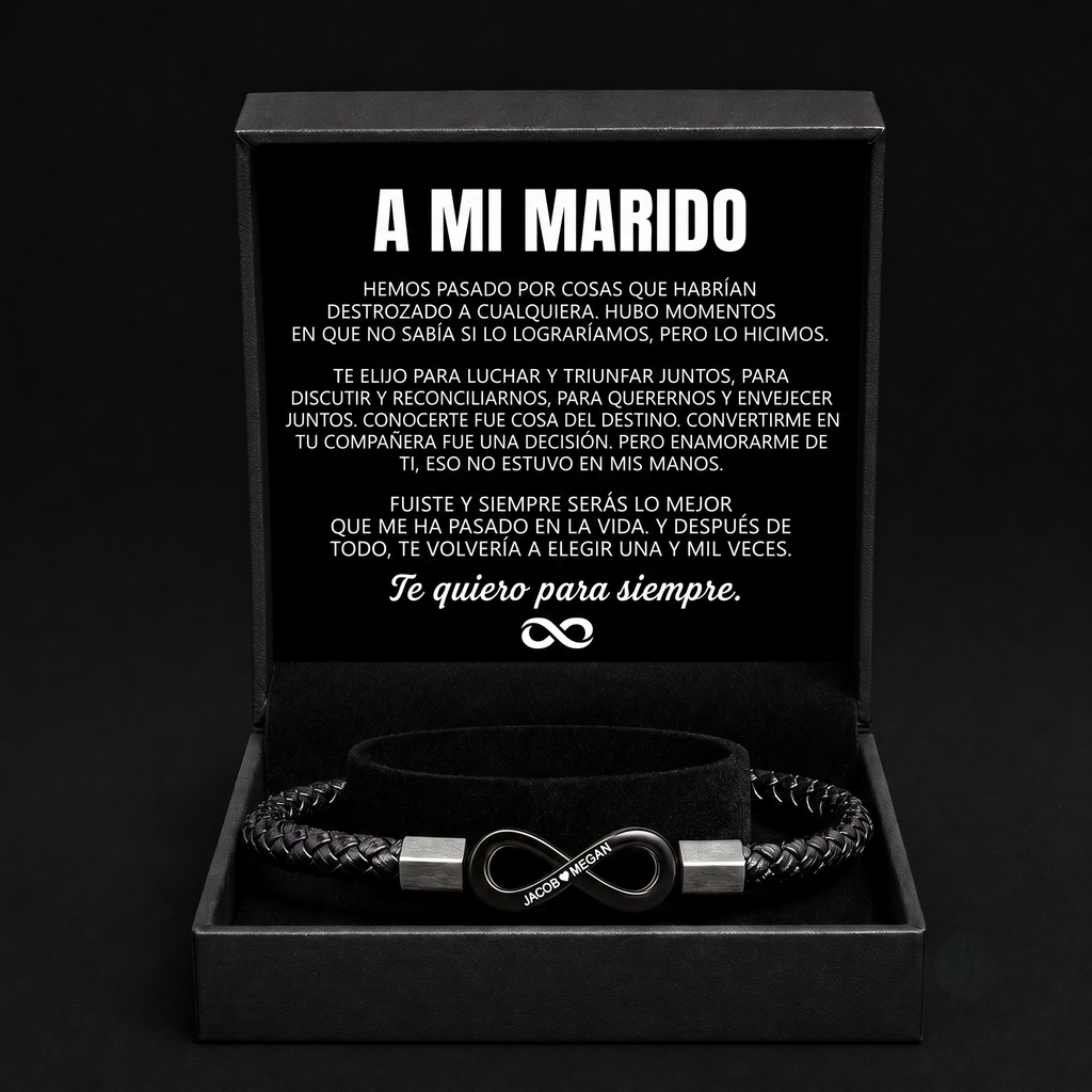 Pulsera personalizada «A mi marido»