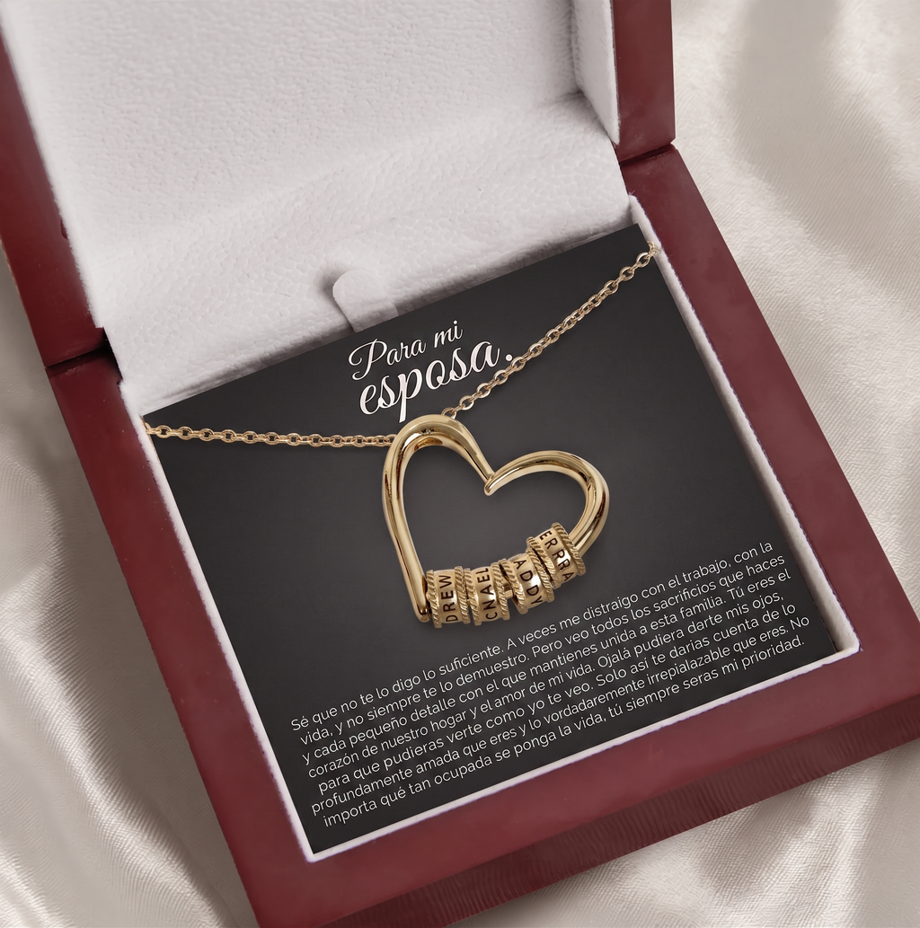 "El Corazón de la Familia" — Collar