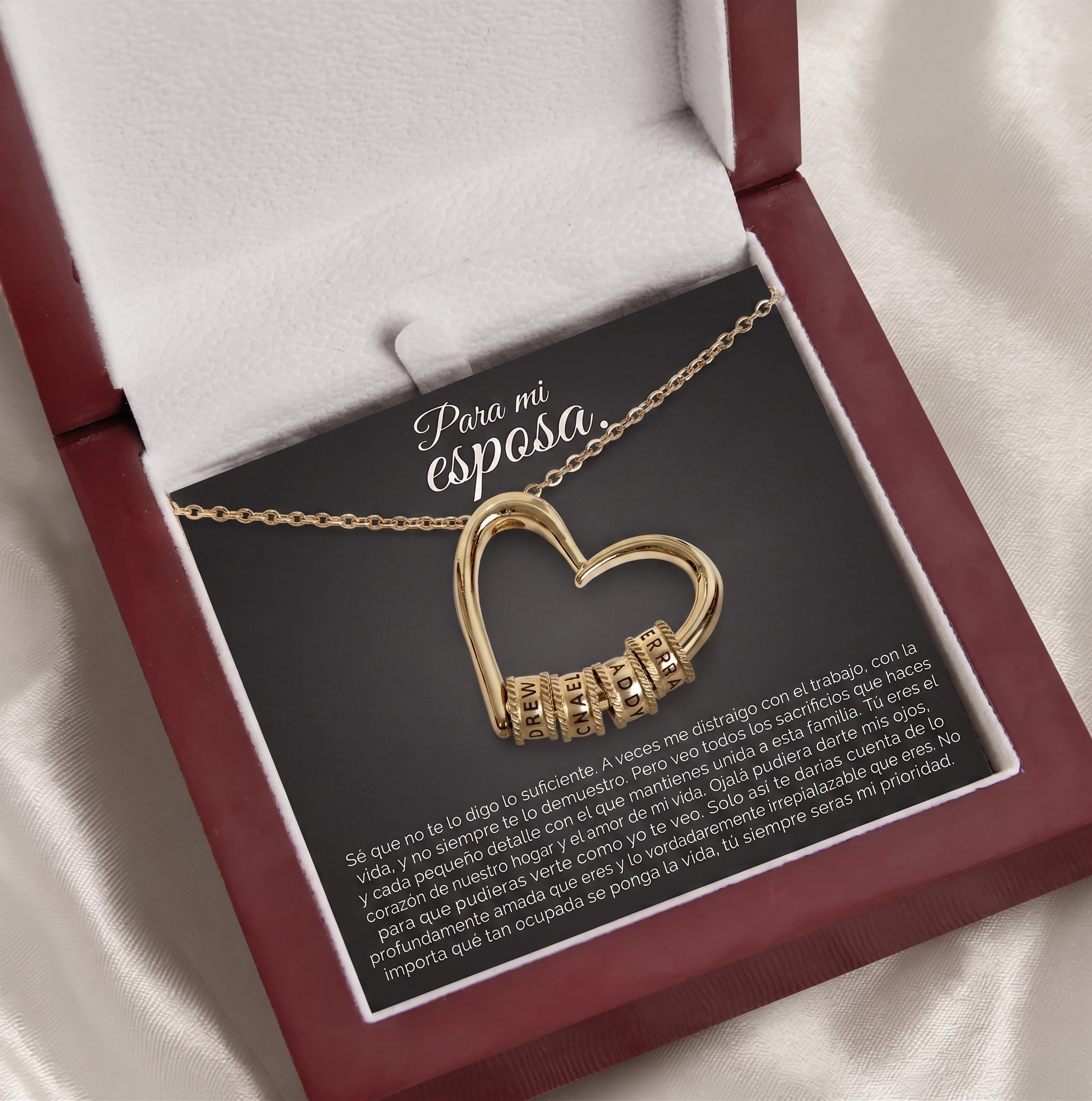 "El Corazón de la Familia" — Collar