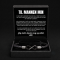 Personlig armbånd «Til min mann»