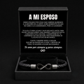 "A mi esposo" — Pulsera personalizada