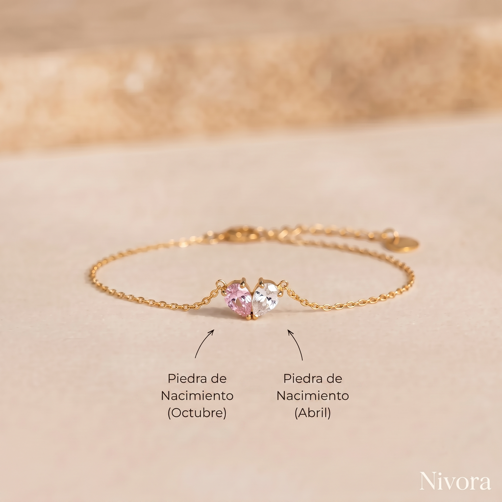 Nivora - Pulsera Piedra de Nacimiento