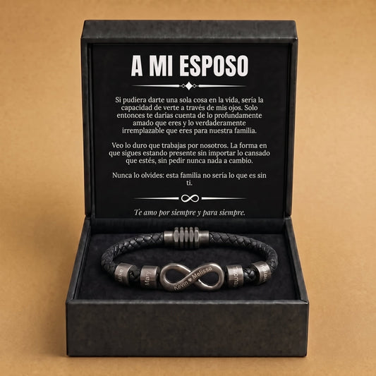 Pulsera Vínculo Infinito con Nombres