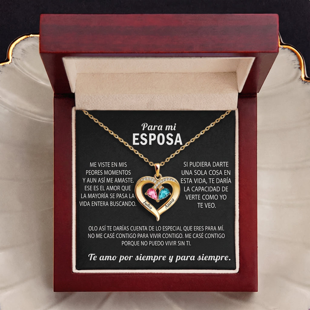 Collar Corazón Siempre Tuyo