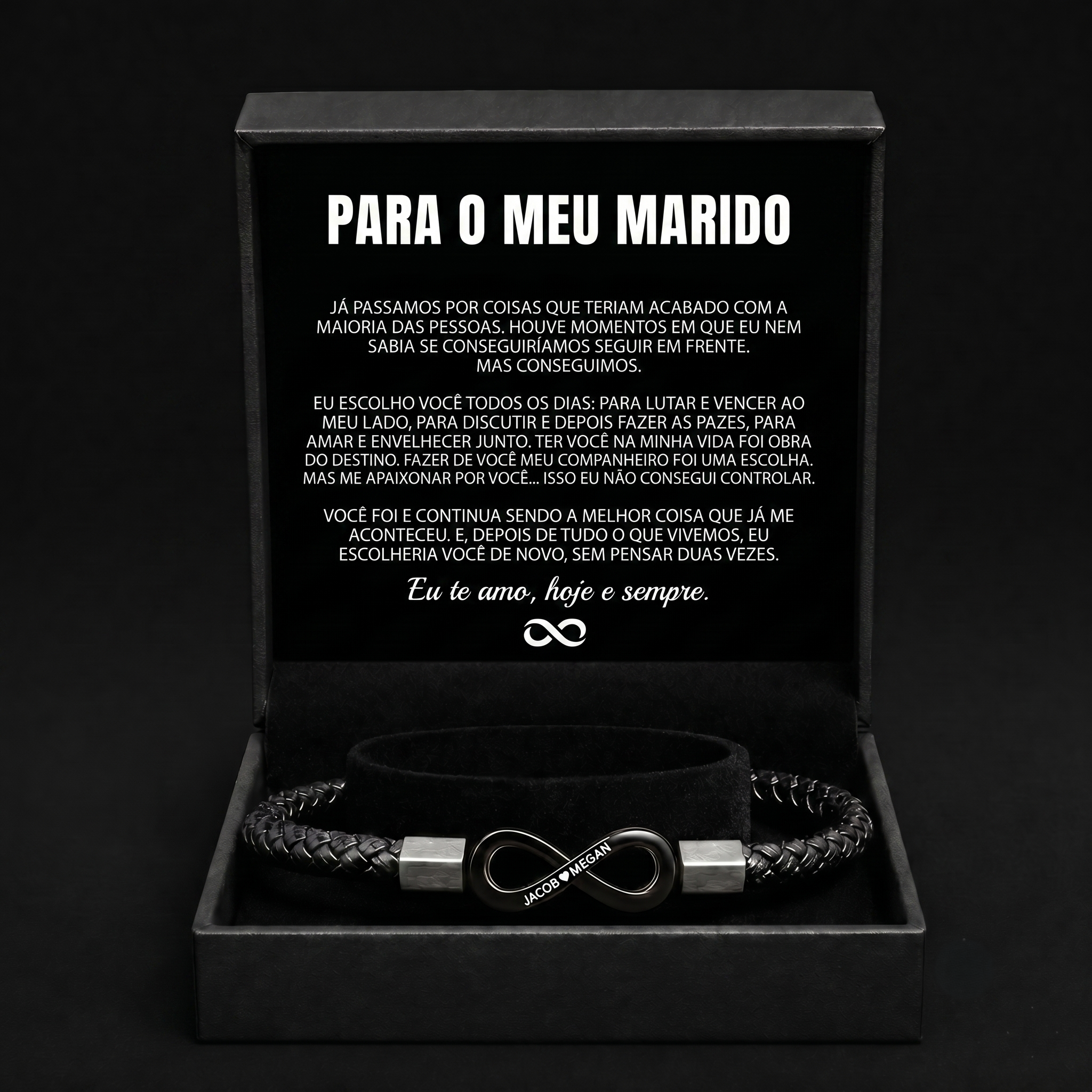 Pulseira Personalizada "Para o Meu Marido"