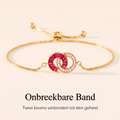 Gepersonaliseerde geboortesteen-schakelarmband