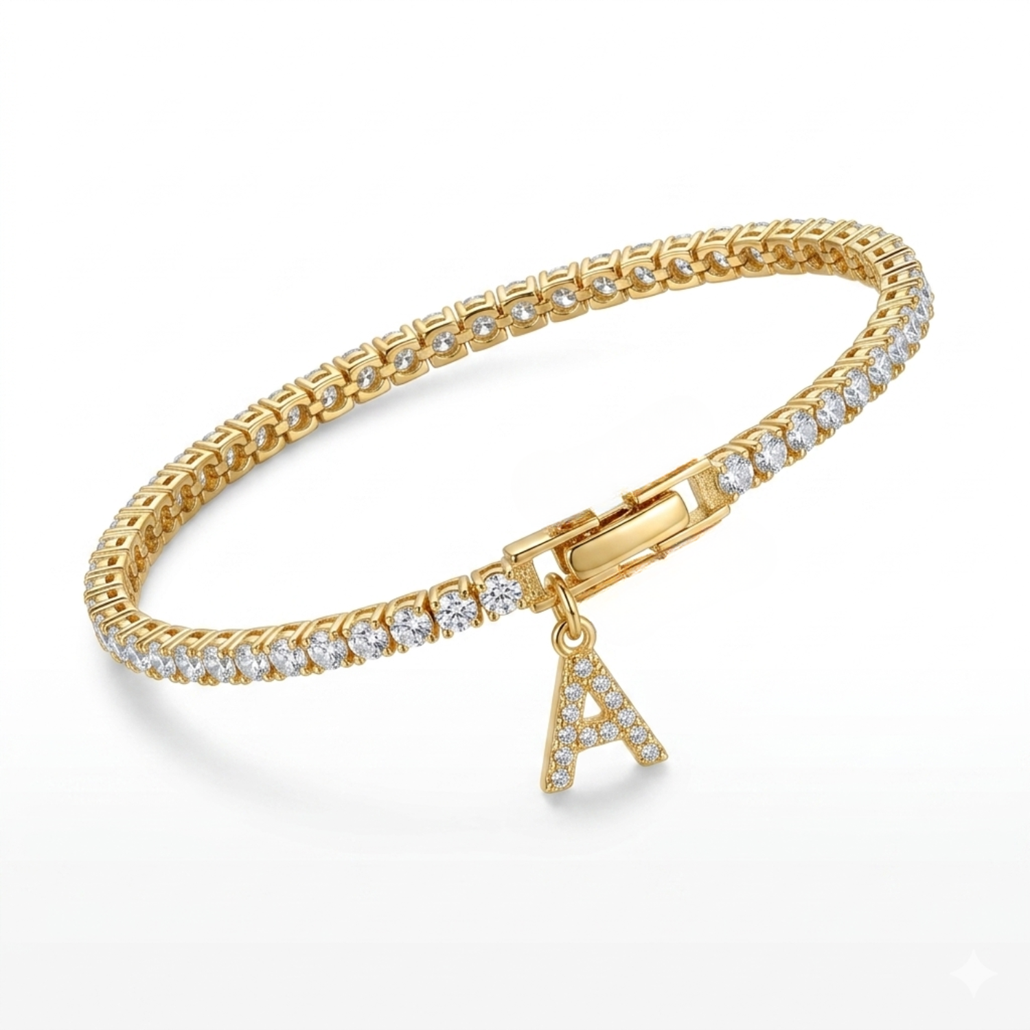 Pulsera Tennis de Inicial Personalizada