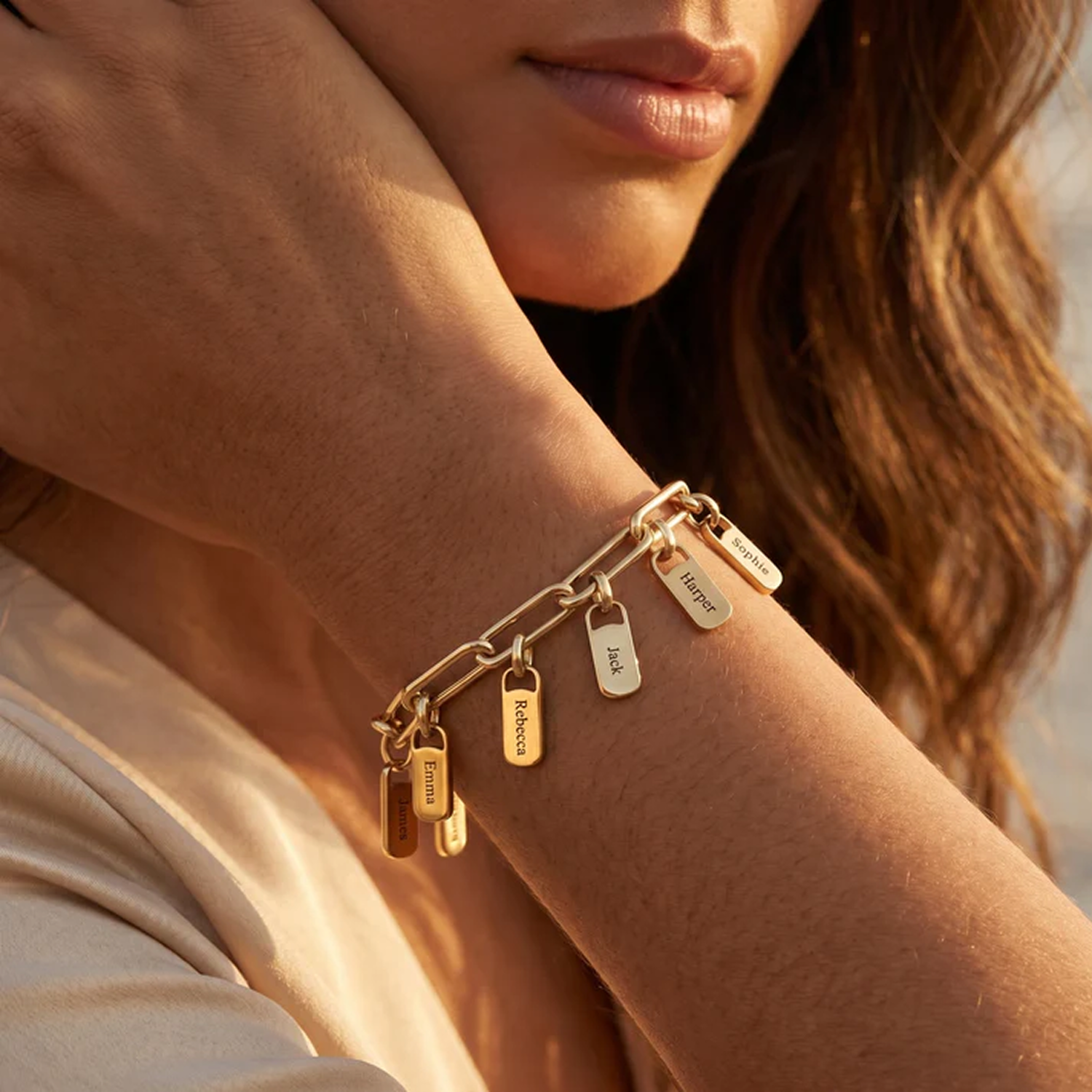 Custom Engraved Tag Bracelet