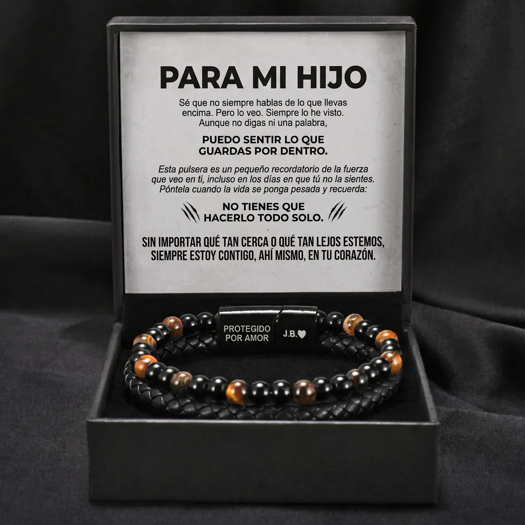 El Escudo de un Hijo – Pulsera de ojo de tigre