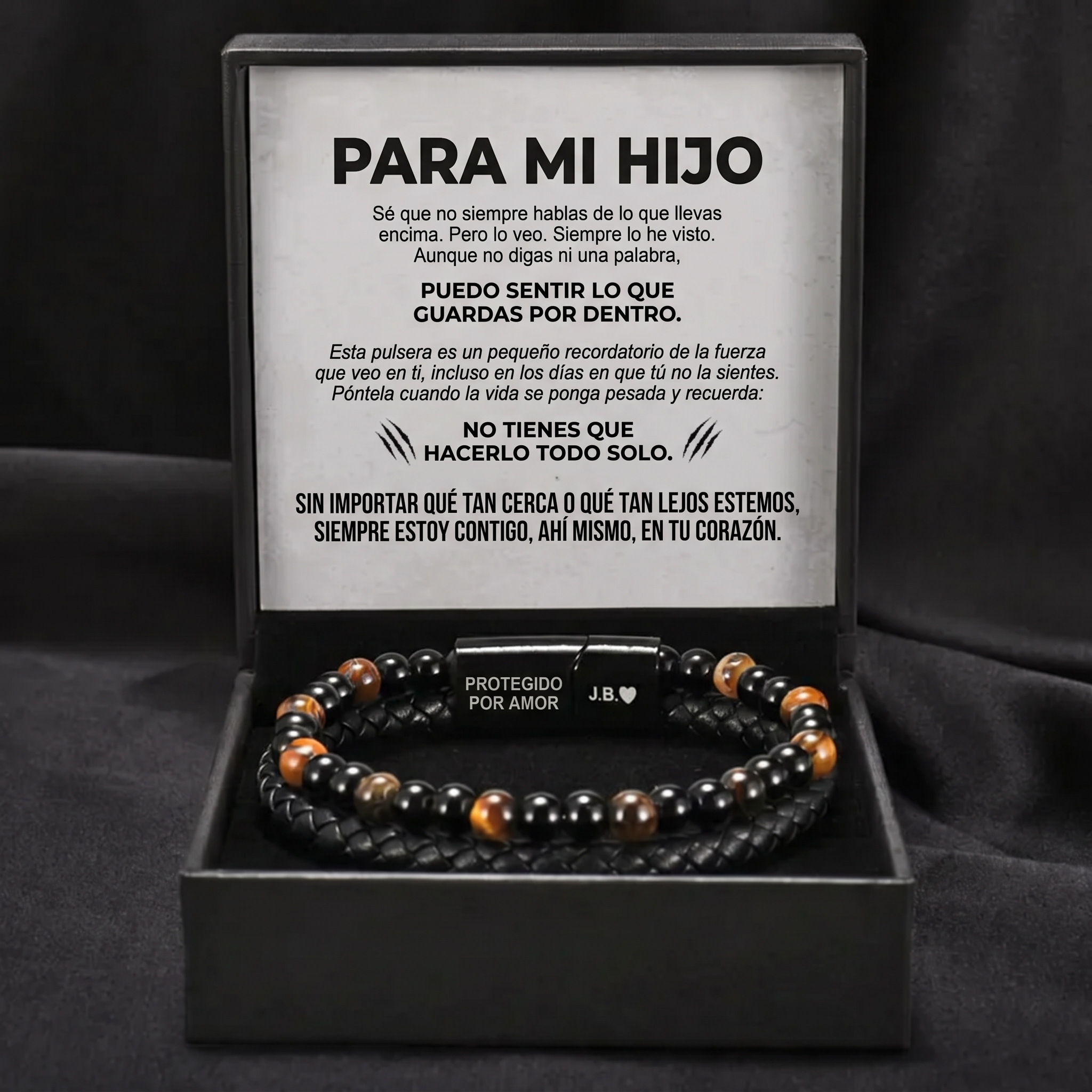 El Escudo de un Hijo – Pulsera de ojo de tigre