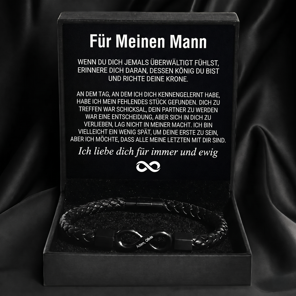 Graviertes Armband "Für meinen Mann"