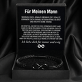 Graviertes Armband "Für meinen Mann"