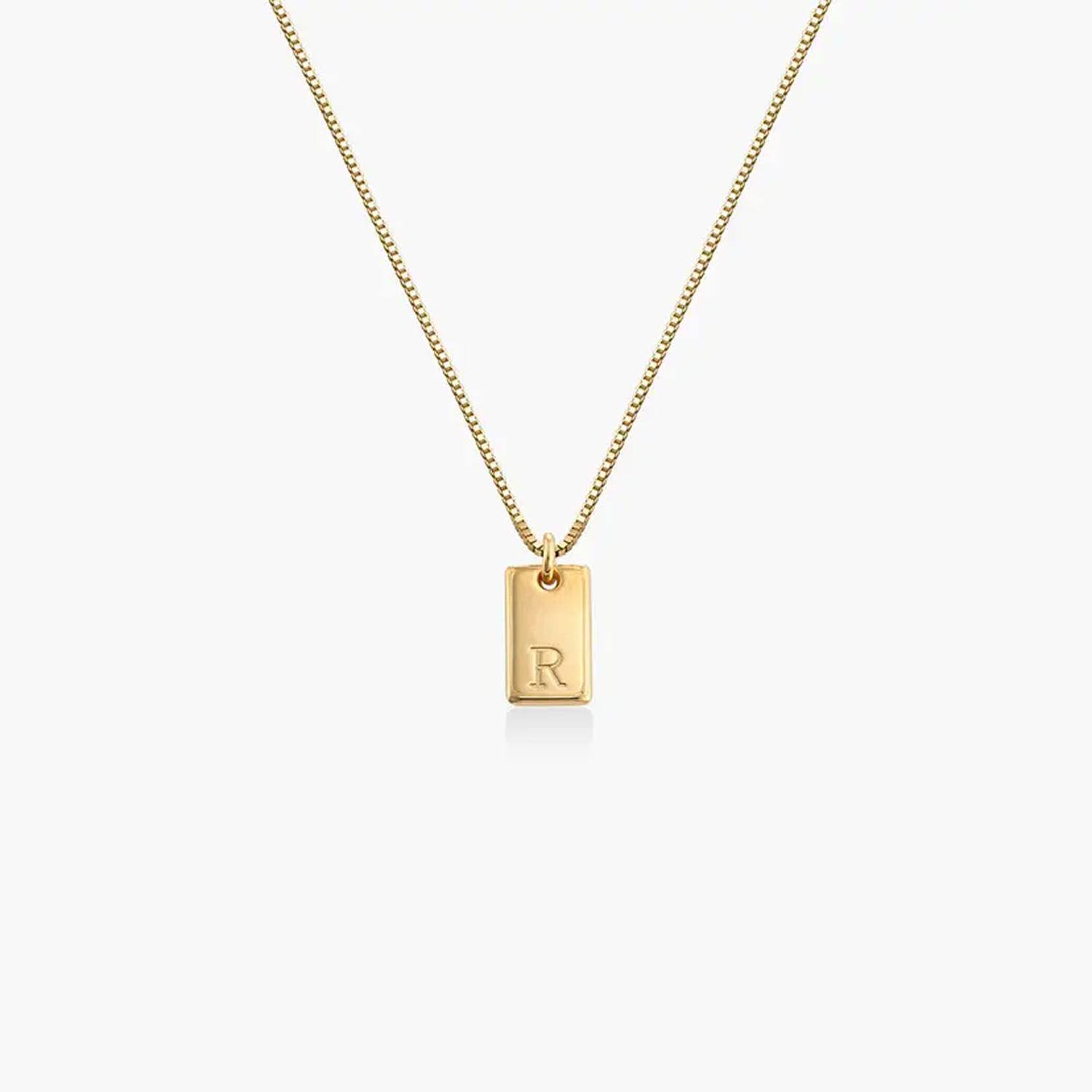 Willow Graviertes Initialen-Halsband
