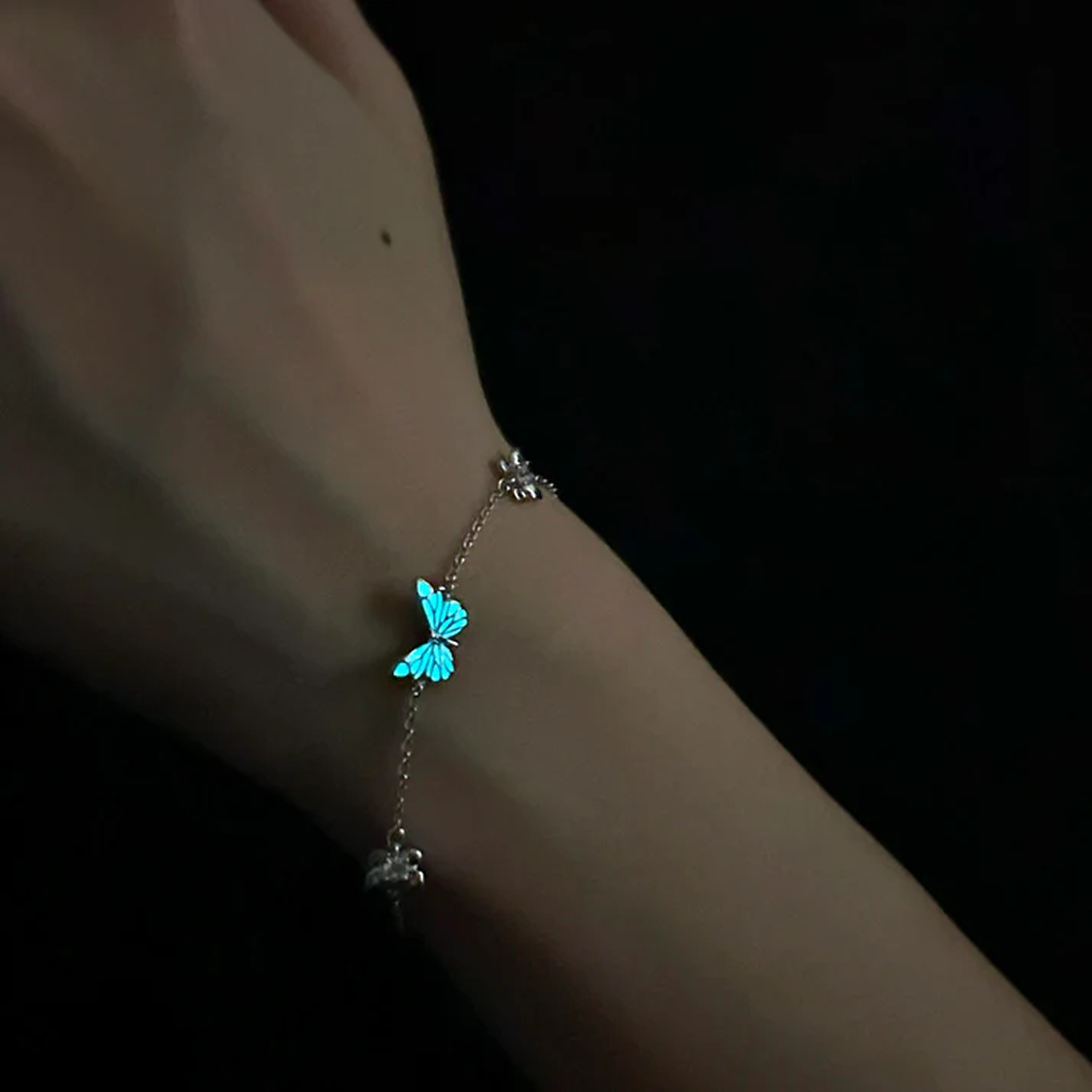 Radiant Blue Butterfly Bracelet