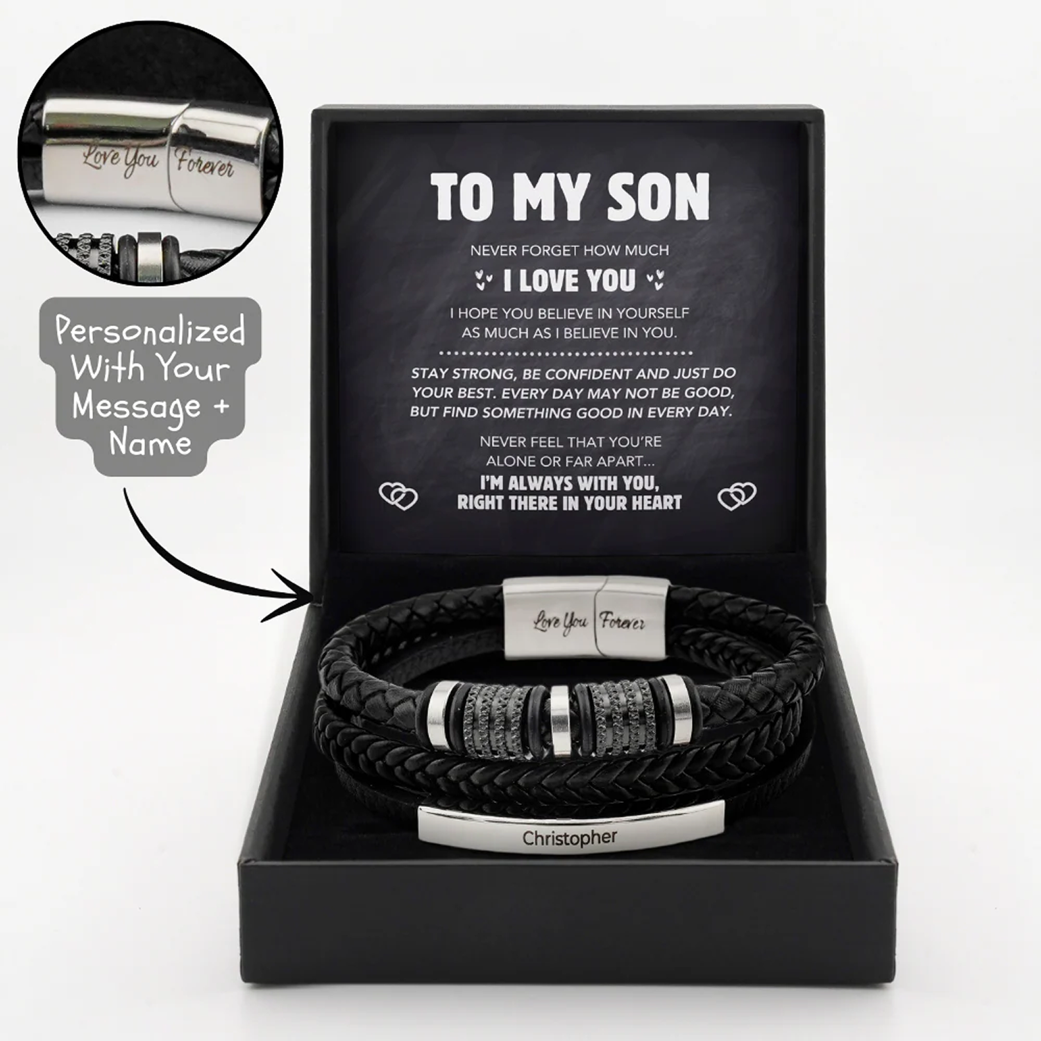 Forever Connected - Son's Bracelet